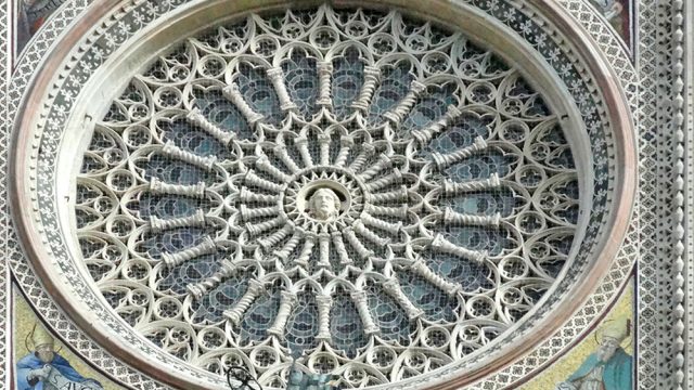 ORVIETO, IL DUOMO, LA FACCIATA: Il grande rosone