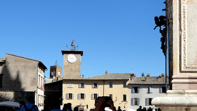 ORVIETO, La Torre del Moro e il Palazzo dei Sette.