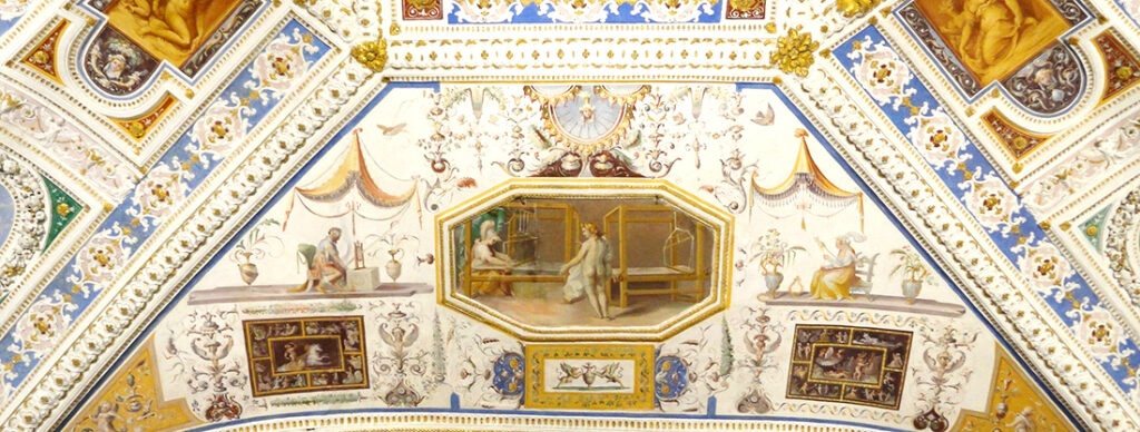 Palazzo Farnese di Caprarola. La Sala dei lanifici.