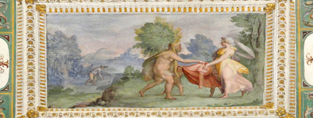 Palazzo Farnese di Caprarola. La Stanza dei lanifici.