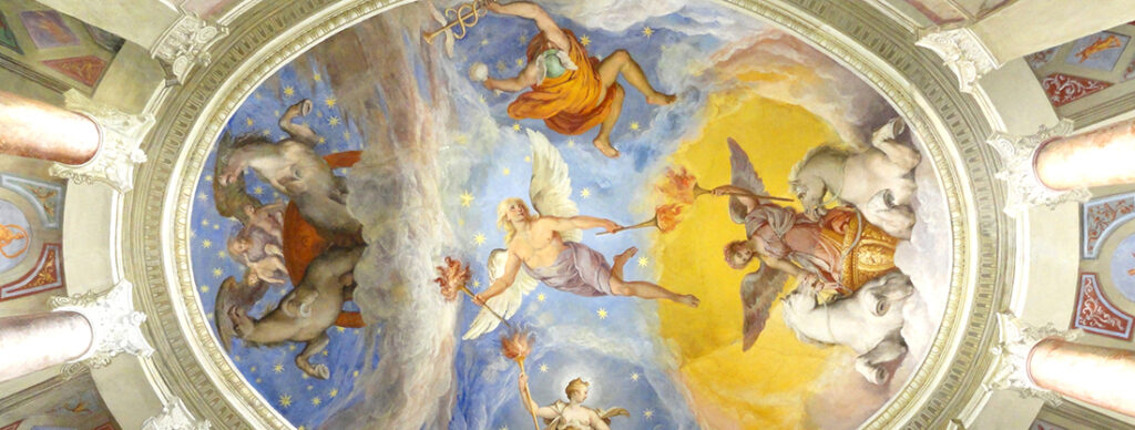 Palazzo Farnese di Caprarola. La Stanza dell'Aurora. La volta.