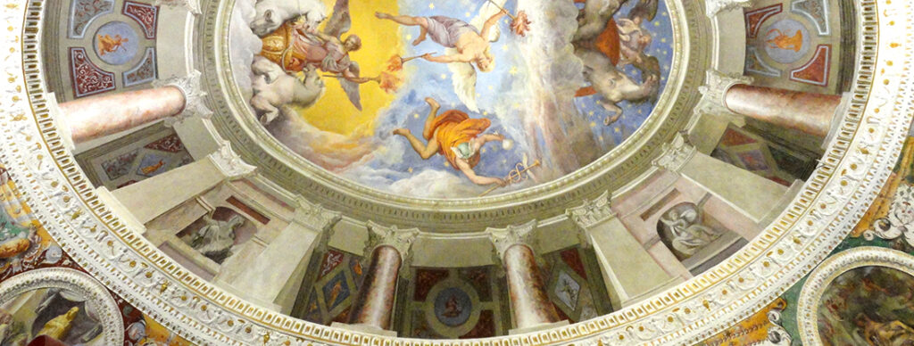 Palazzo Farnese di Caprarola. La Stanza dell'Aurora. La volta.