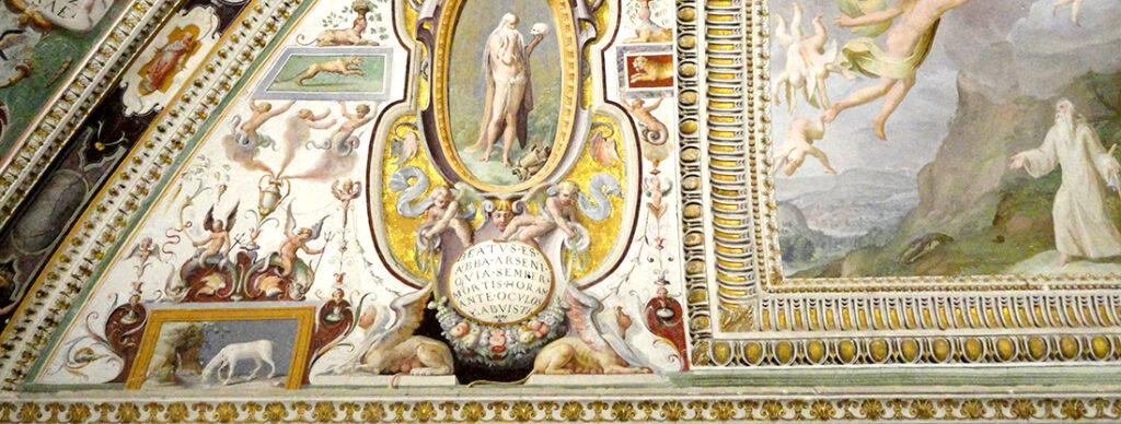 Palazzo Farnese di Caprarola. La Stanza della Penitenza. Sant'Arsenio.