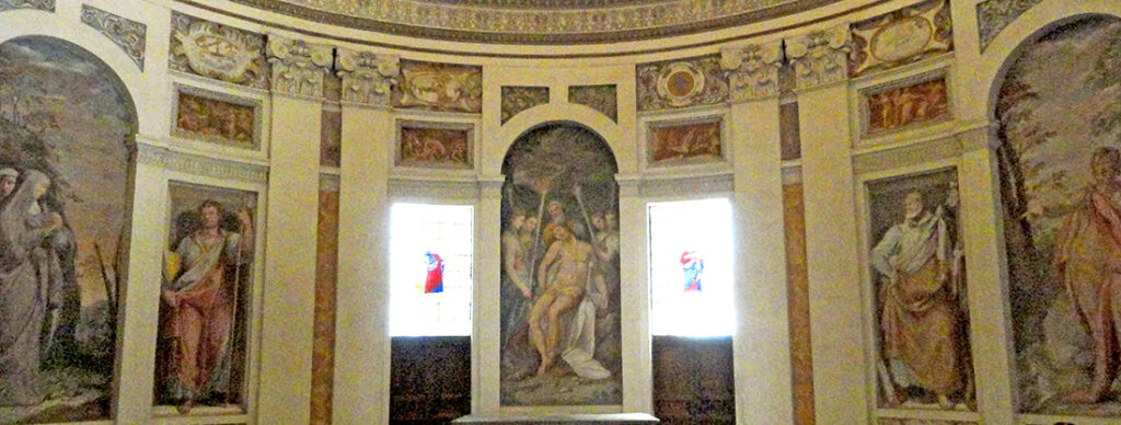 Palazzo Farnese di Caprarola. La Cappella. L'altare.