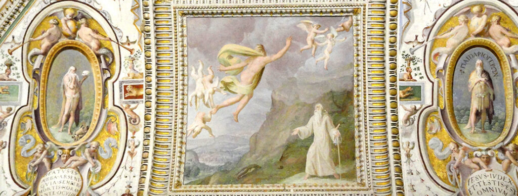Palazzo Farnese di Caprarola. La Stanza della Penitenza. Sant'Antonio abate.
