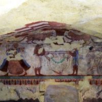 Necropoli di Tarquinia. La Tomba delle Leonesse.