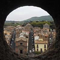 Bagnaia. Il borgo.