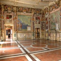 Viterbo. Il Palazzo dei Priori. La Sala Regia.