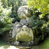 Bomarzo. Il Parco dei Mostri. Proteo.