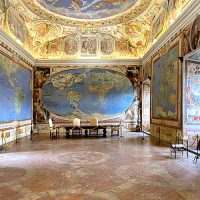 Palazzo Farnese. La Sala del Mappamondo.