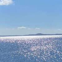 Bolsena. Il lago di Bolsena visto dal lungolago.