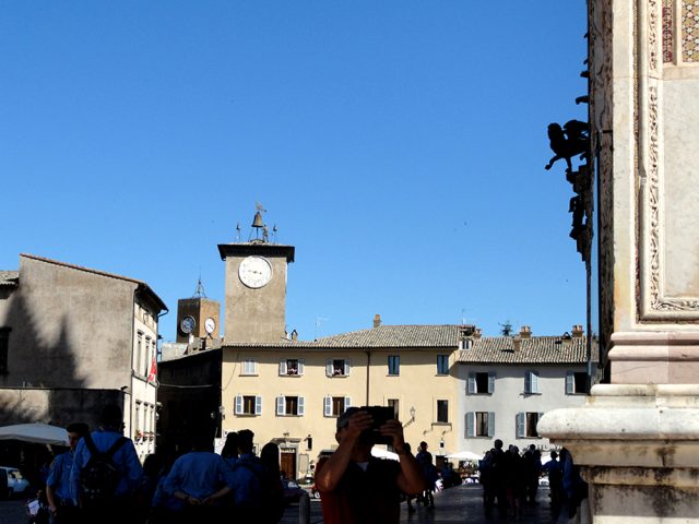 ORVIETO, La Torre del Moro e il Palazzo dei Sette.
