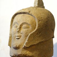 Orvieto. Museo Nazionale Etrusco. Testa di Guerriero.