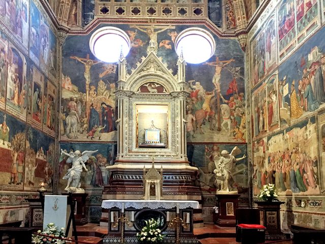 ORVIETO, IL DUOMO: Il Corporale o Sacro Lino macchiato del sangue eucaristico