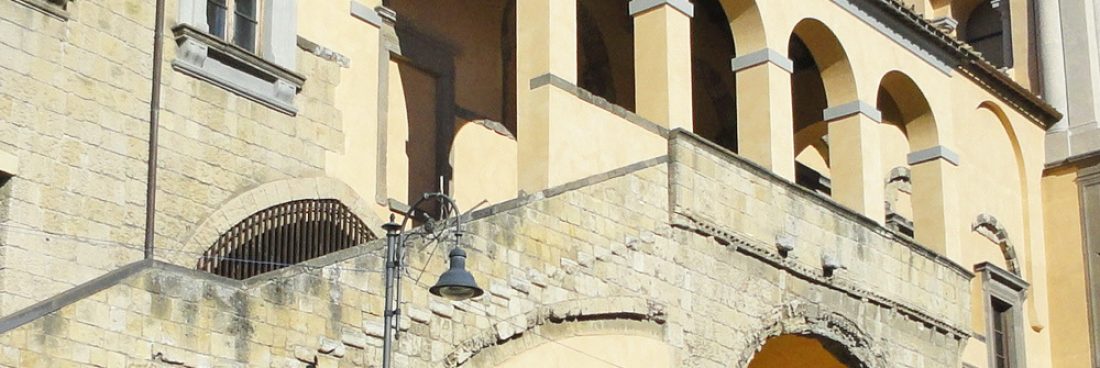 Il centro storico di Tarquinia