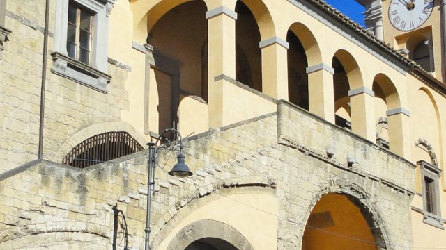 Il centro storico di Tarquinia