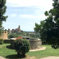 Tuscania. Vista sul Colle di San Pietro.
