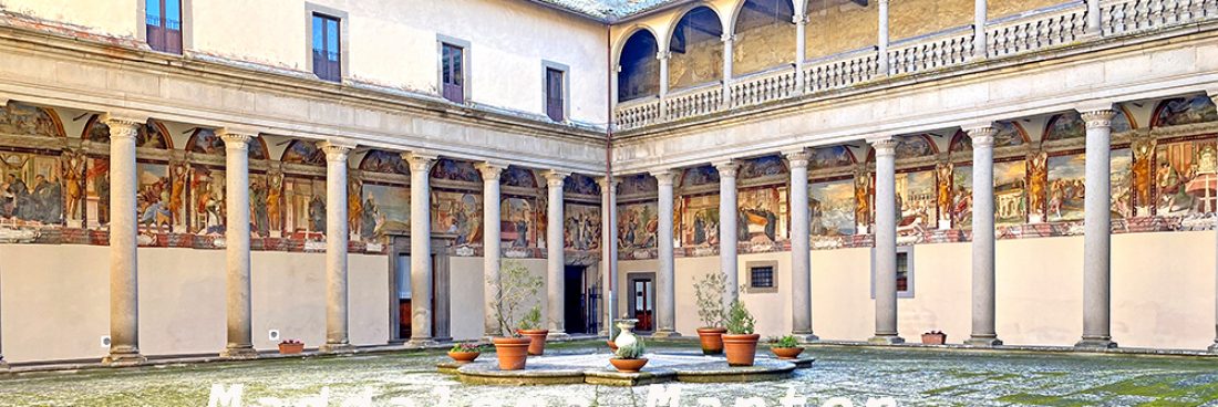 Viterbo – Il chiostro agostiniano della Trinità.