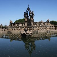 Bagnaia. La Fontana dei Mori dei Giardini di Villa Lante.