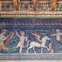 Bagnaia. Palazzo Gallo. Fregio. 