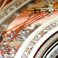 Orvieto. Duomo. Cappella San Brizio. La Fine del mondo. Dettaglio.
