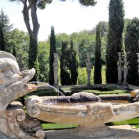 Villa Farnese di Caprarola. I Giardini alti. Dettaglio.