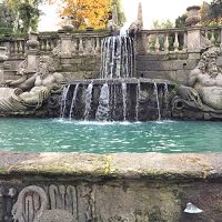 Villa Lante Bagnaia. La Fontana dei Giganti.